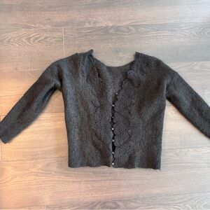 SEZANE Black Sweater S
